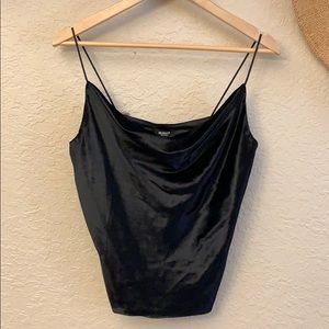 Hudson cowl neck cami